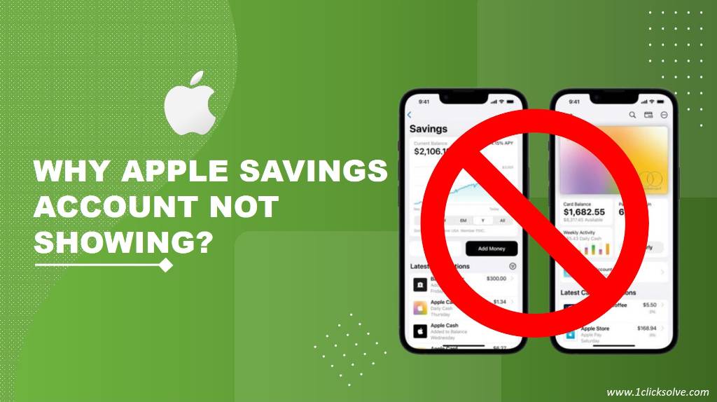 The Hidden Glitch: Why Apple Savings Account Not Showing?