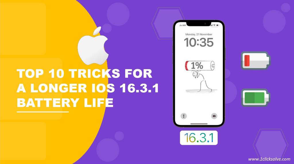 Top 10 Tricks for a Longer iOS 16.3.1 Battery Life