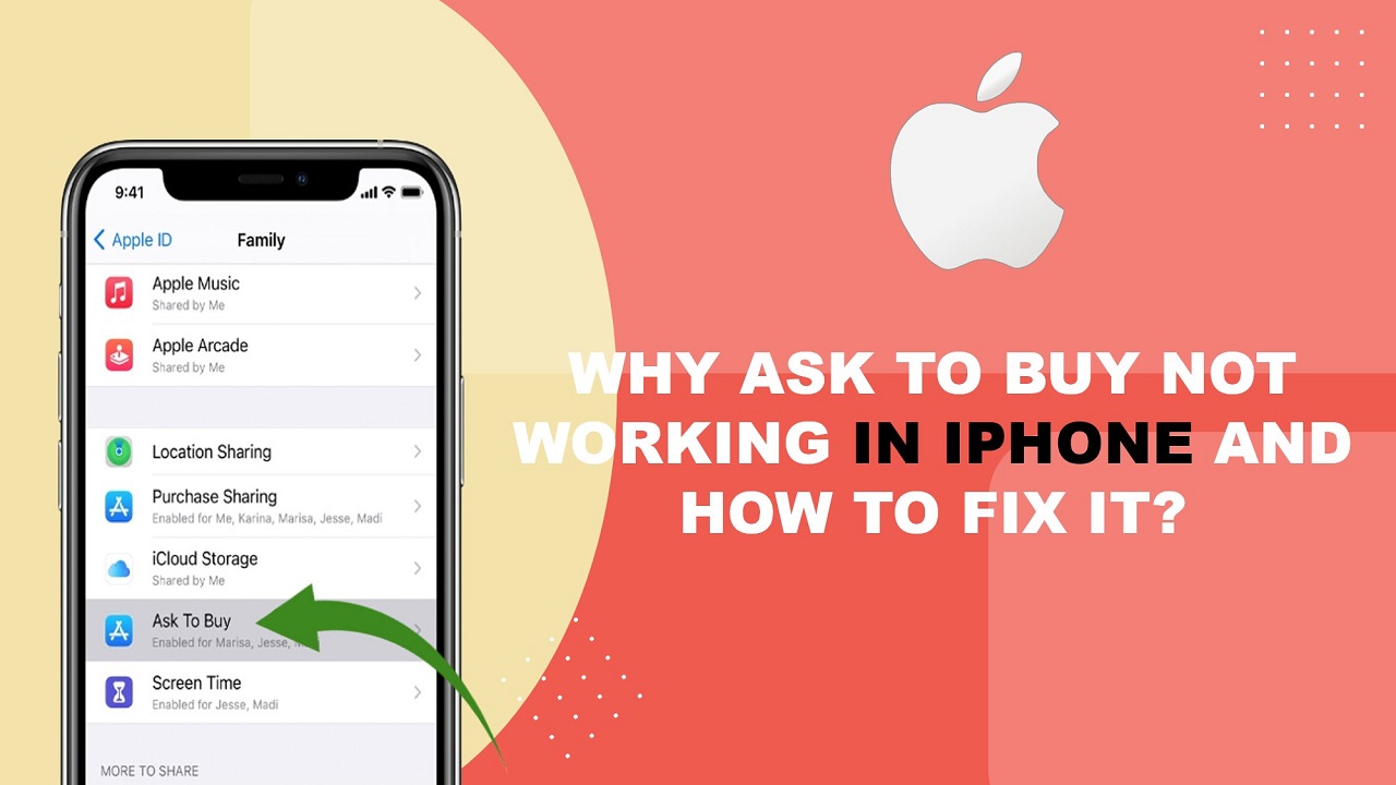 Why ask to buy not working in iphone and how to fix It?