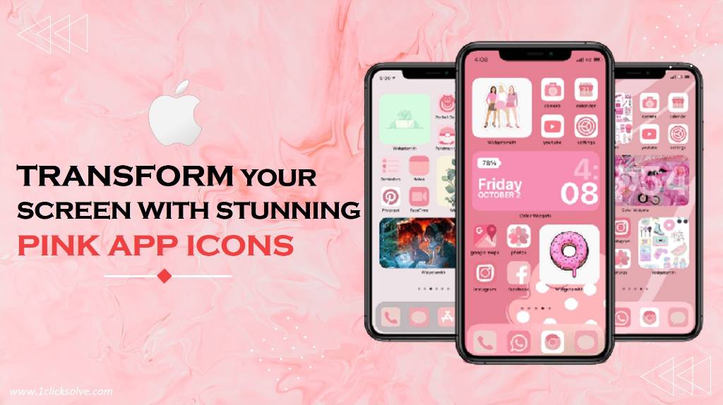 Transform Your Screen with Stunning Pink App Icons