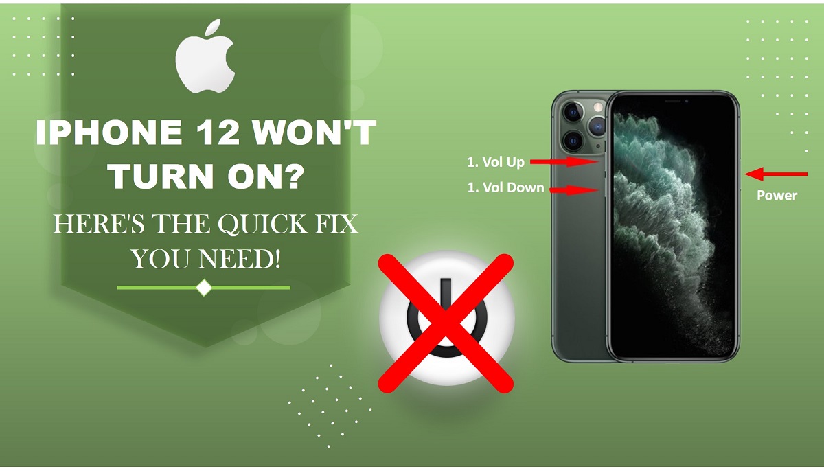 iPhone 12 Won't Turn On? Here's the Quick Fix You Need